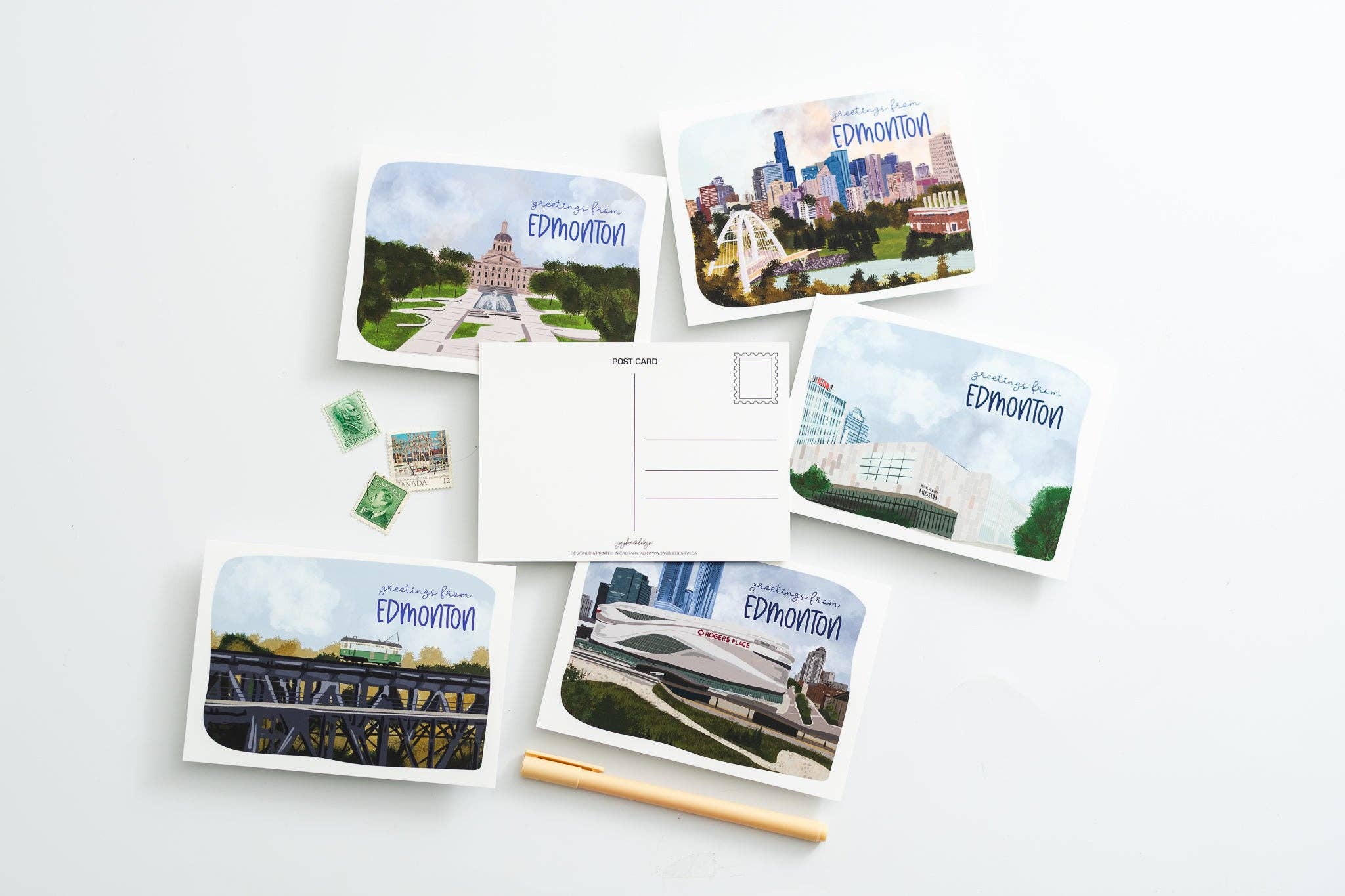 High Level Bridge Edmonton Postcard