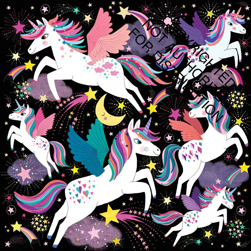 Unicorns Illuminated 300 Piece Glow in the Dark Family Puzzle
