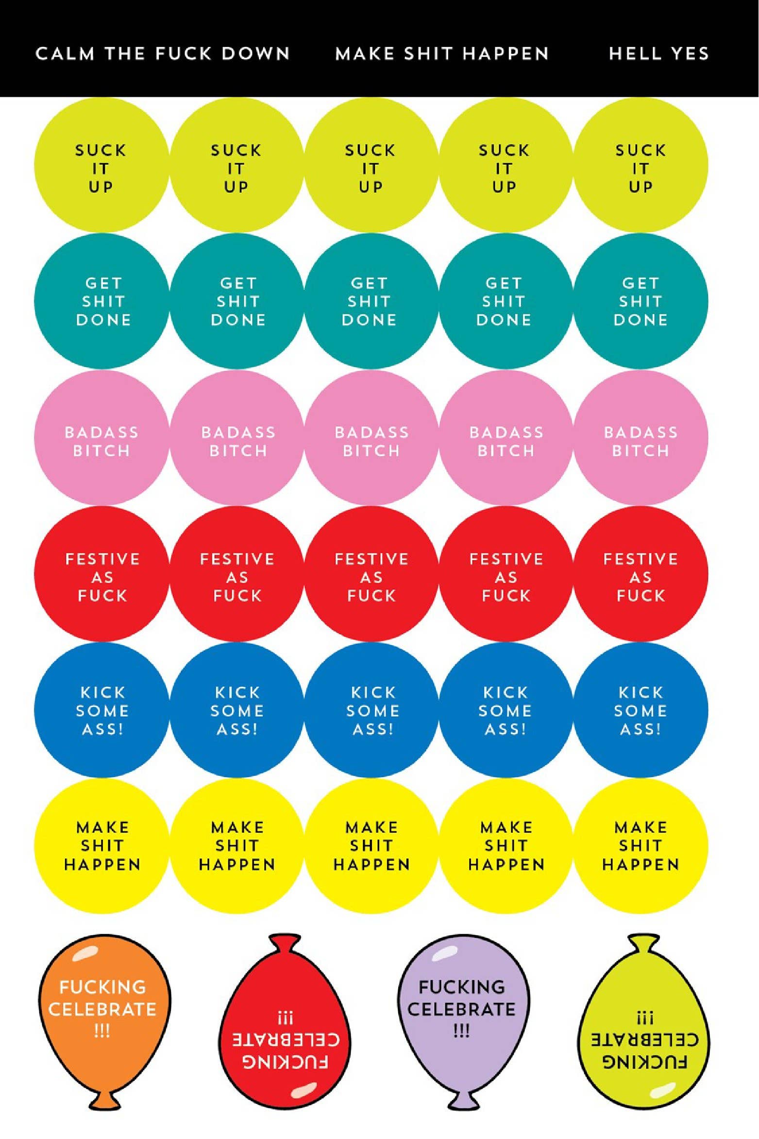 F*cking Planner Stickers