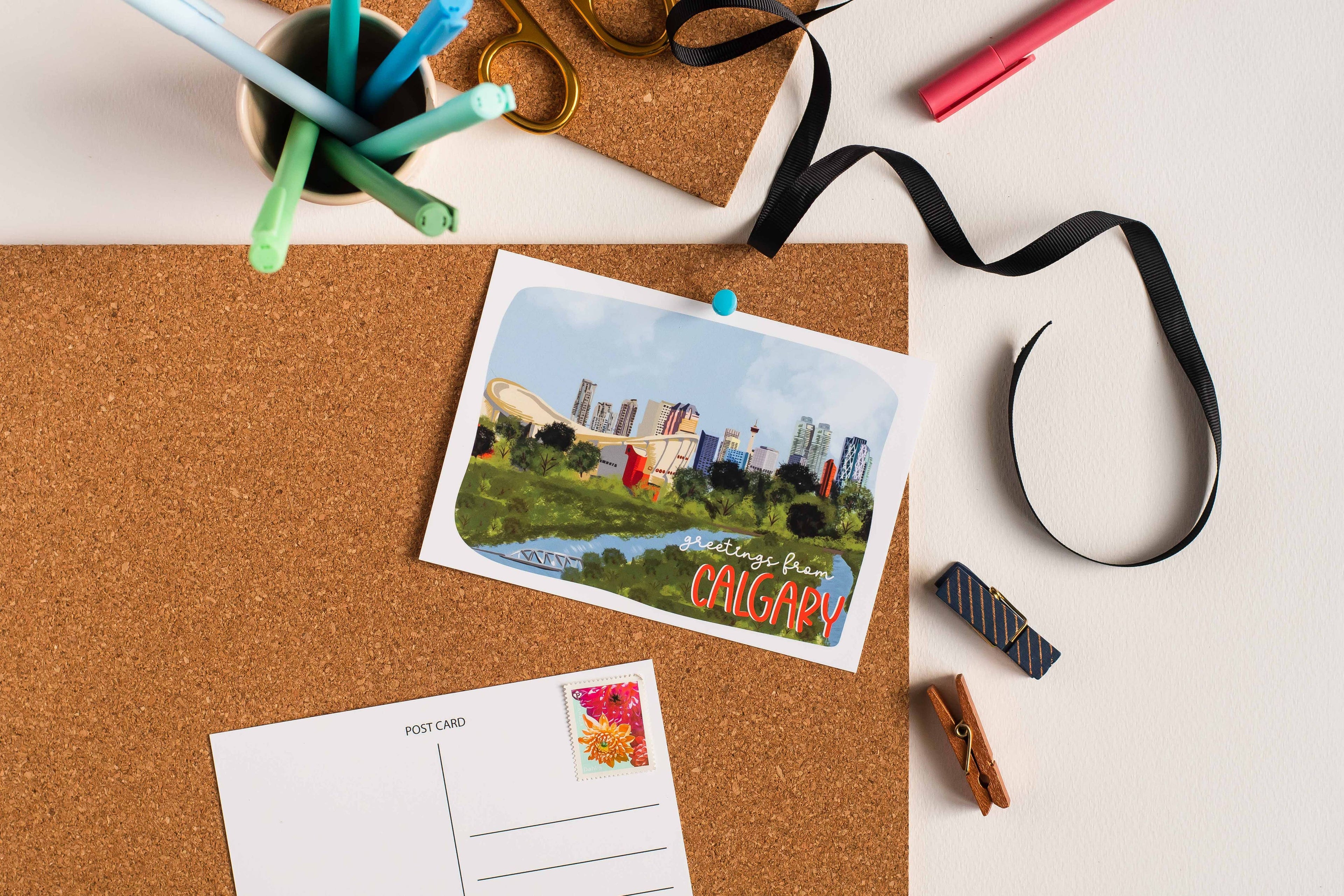 Greetings From Calgary Postcard