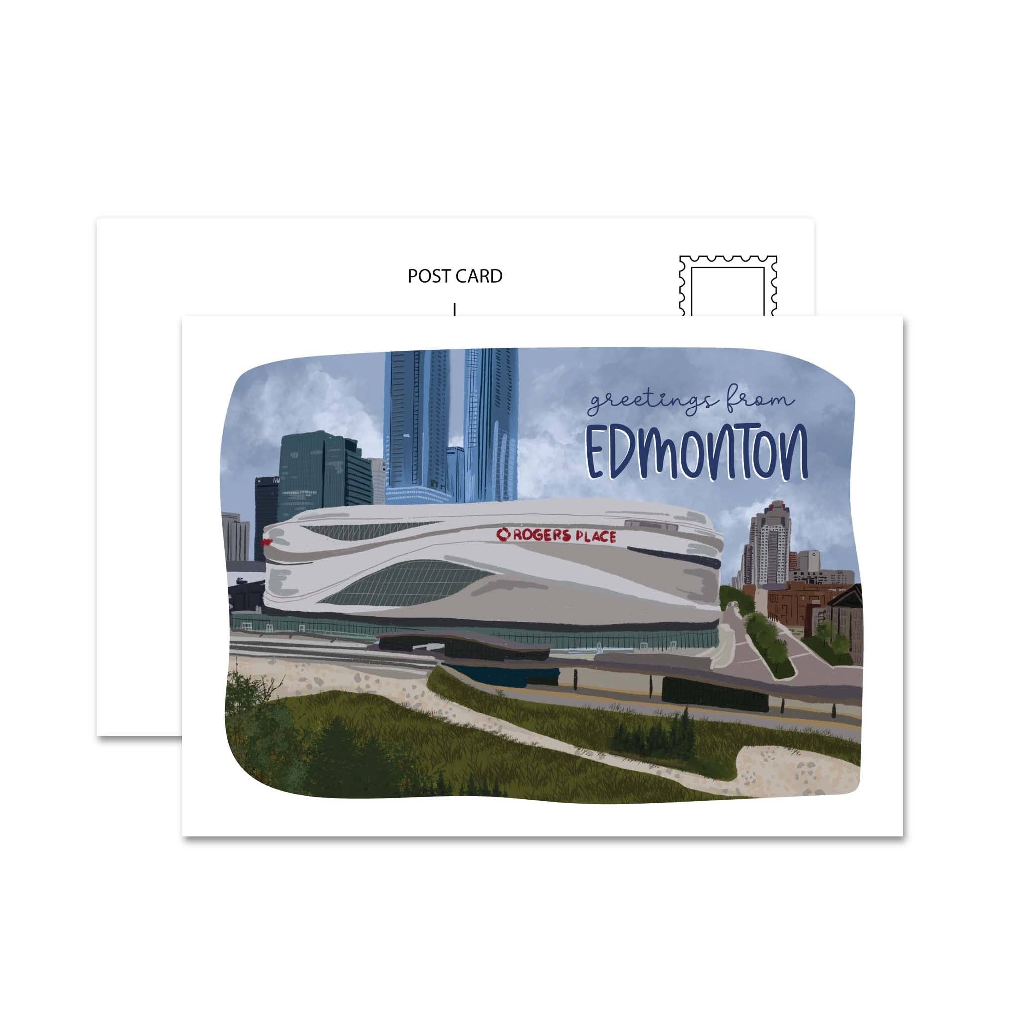 Rogers Place Edmonton Postcard
