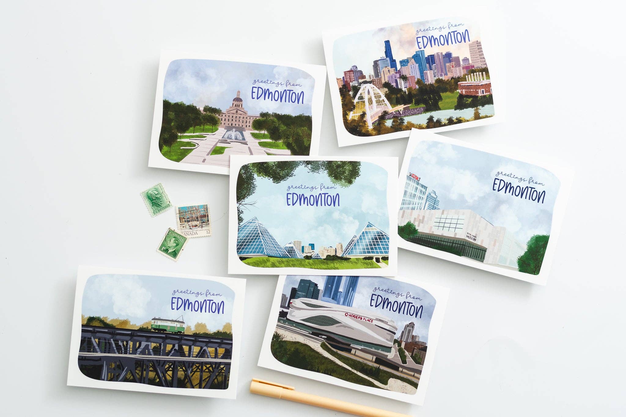 Muttart Conservatory Edmonton Postcard