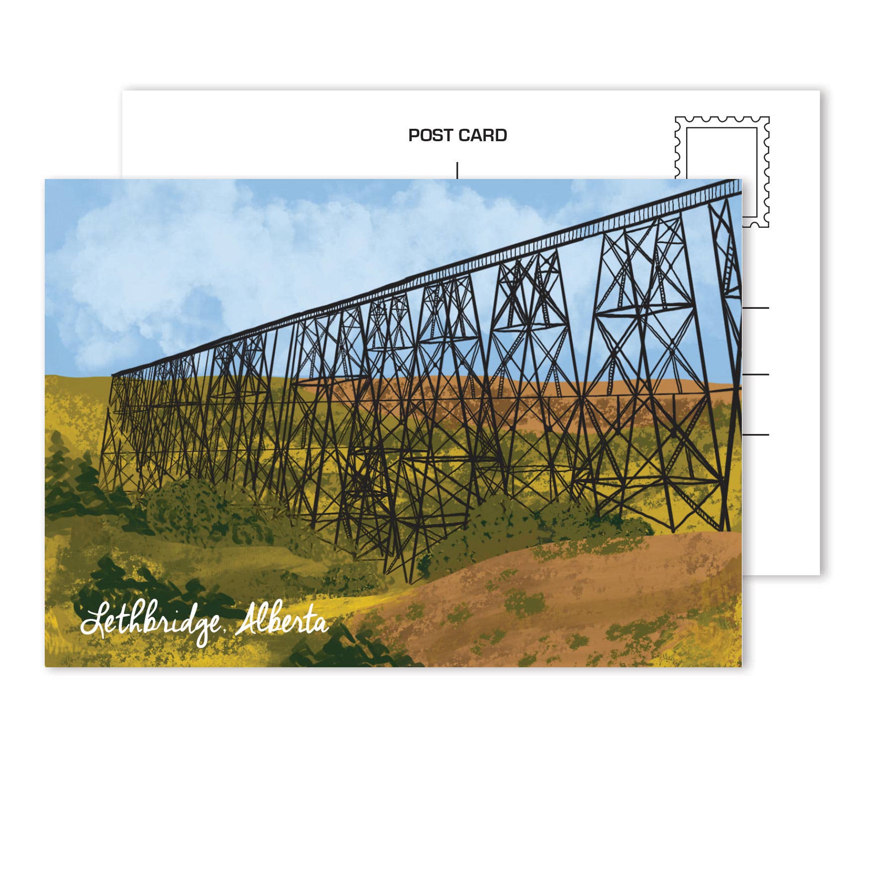 Lethbridge Alberta Postcard