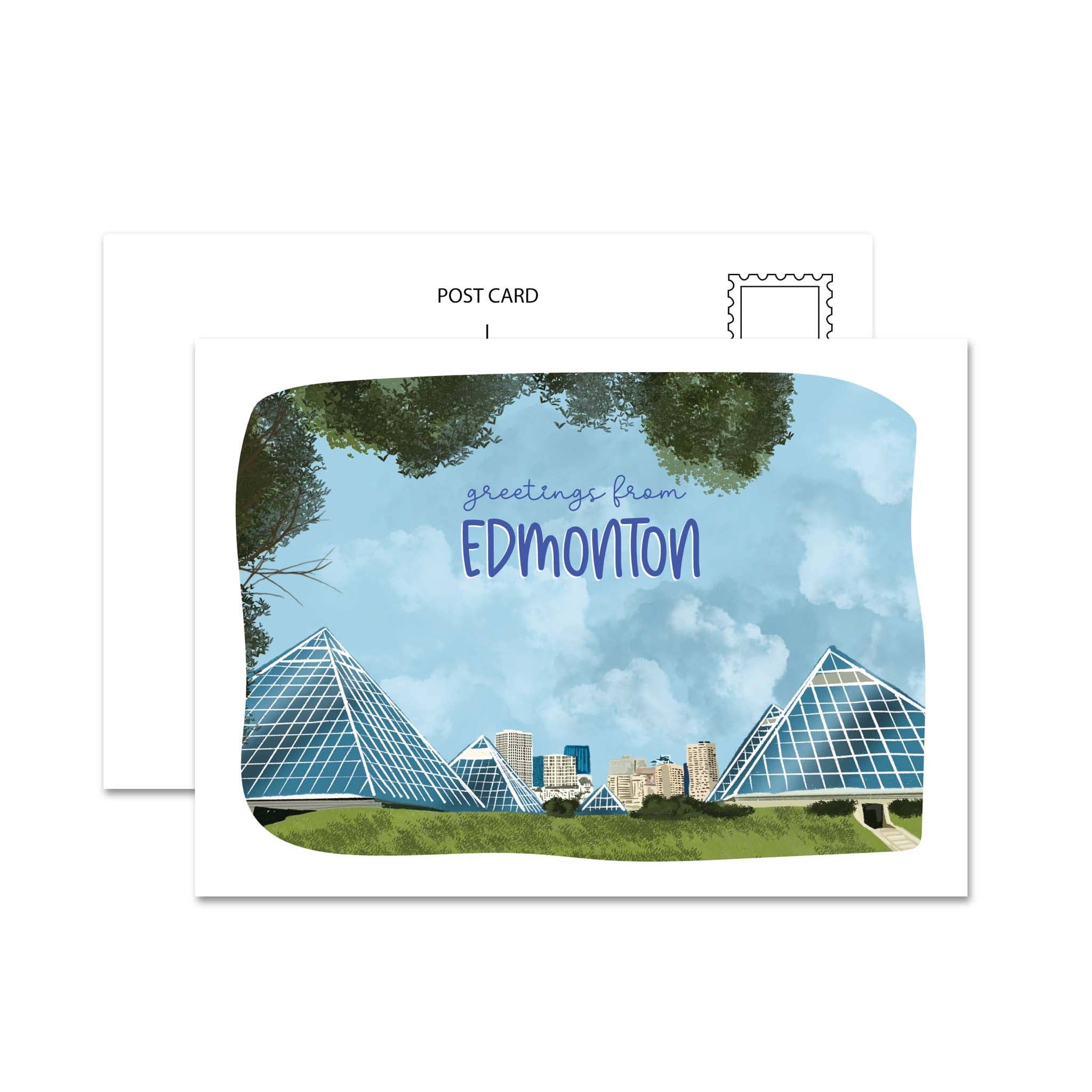 Muttart Conservatory Edmonton Postcard