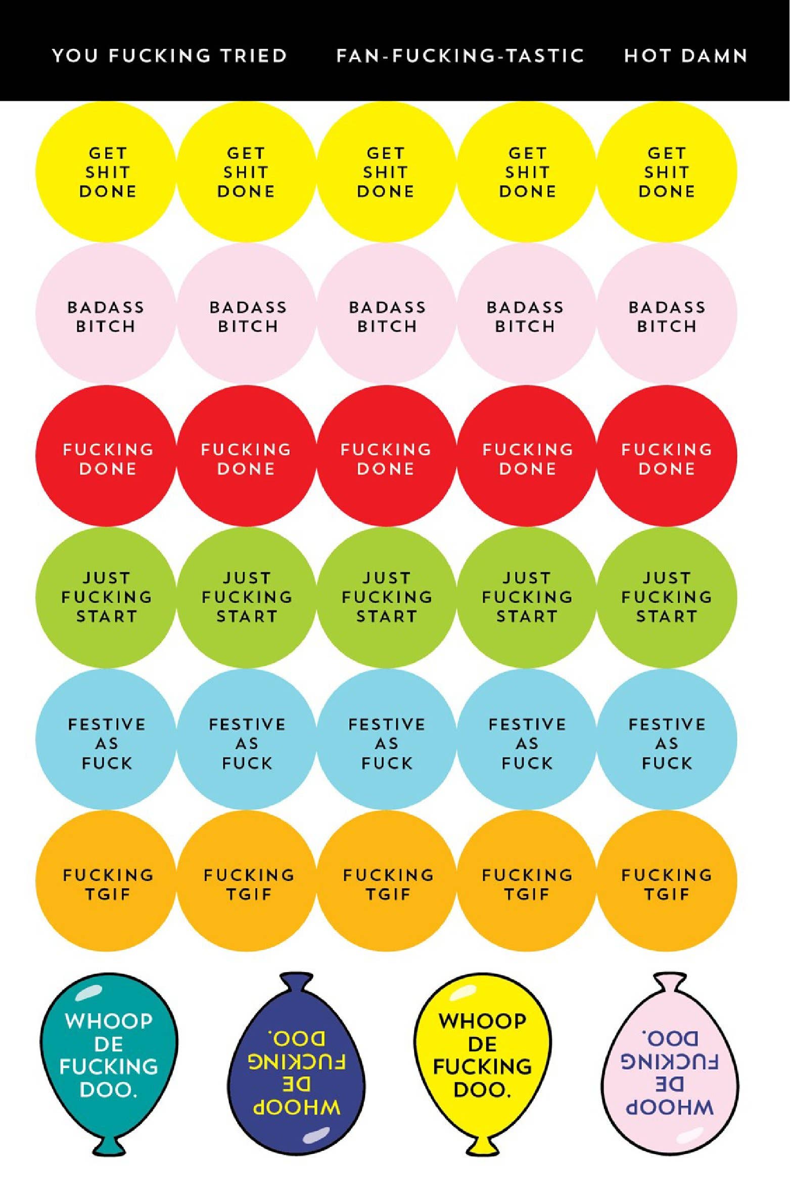 F*cking Planner Stickers