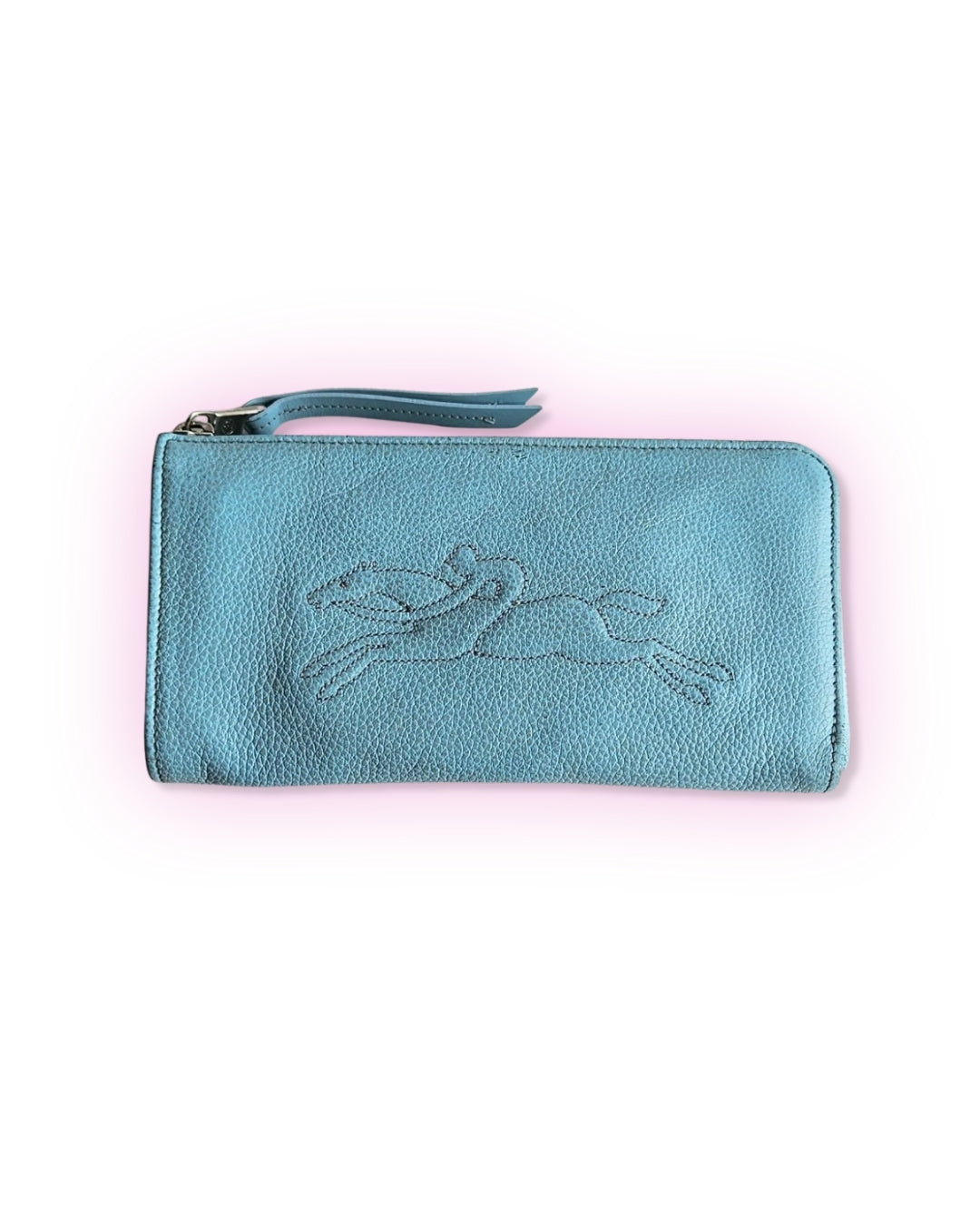 Longchamp Blue Leather Wallet