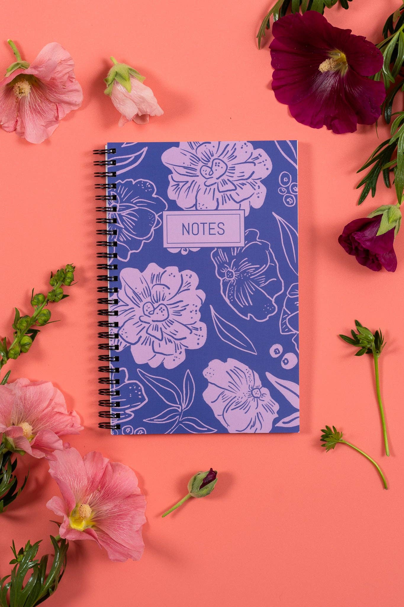 Purple Fields Notebook