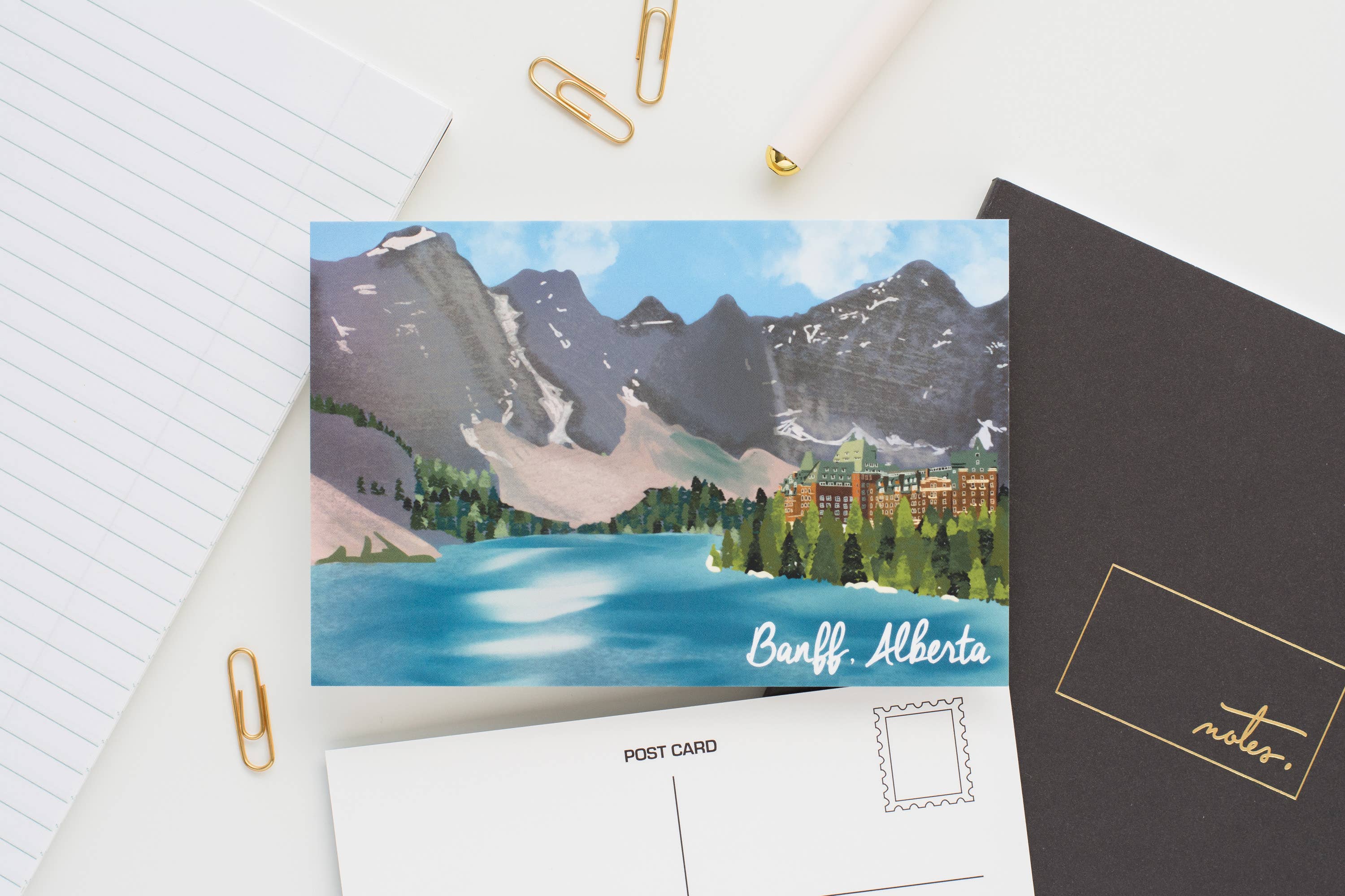 Banff Alberta Postcard