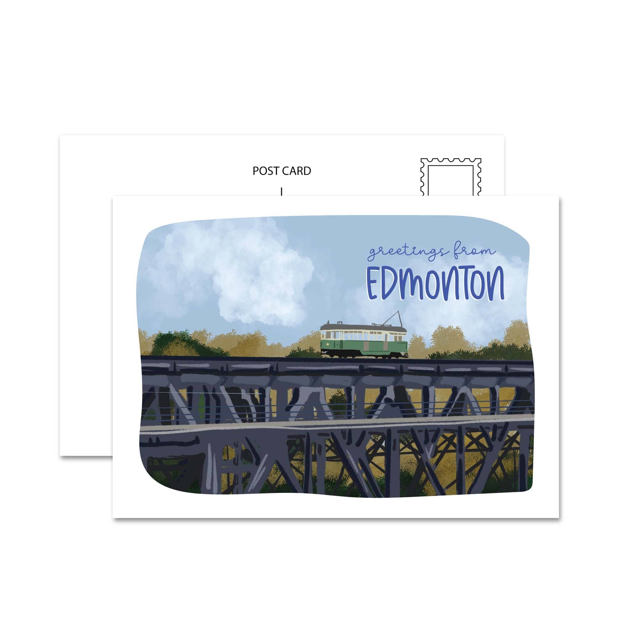 High Level Bridge Edmonton Postcard