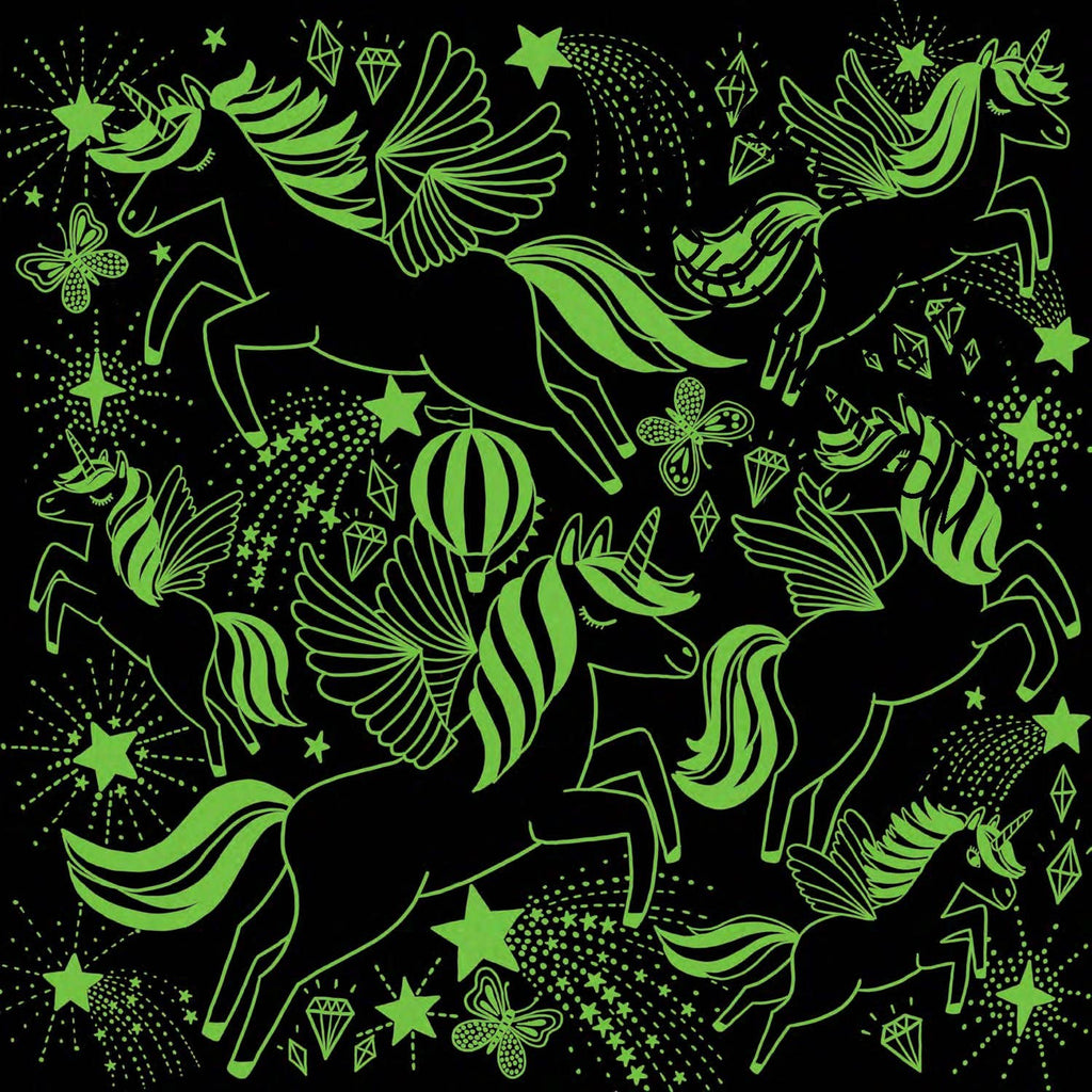 Unicorns Illuminated 300 Piece Glow in the Dark Family Puzzle